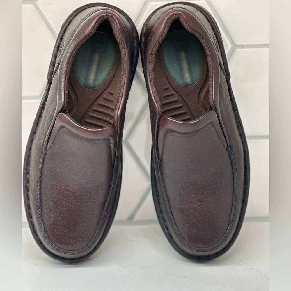 Streetcars - Metro II Gel Cushion Brown Leather Slip-On Shoes Mens Size 8.5 NEW